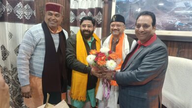 निकाय चुनाव: देहरादून नगर निगम मेयर प्रत्याशी सौरभ थपलियाल ने मुलाकात कर लिया भाजपा के वरिष्ठ नेताओं का आशीर्वाद