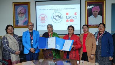 एसजीआरआरयू एवम् लतिका राॅय फाउंडेशन के बीच एमओयू