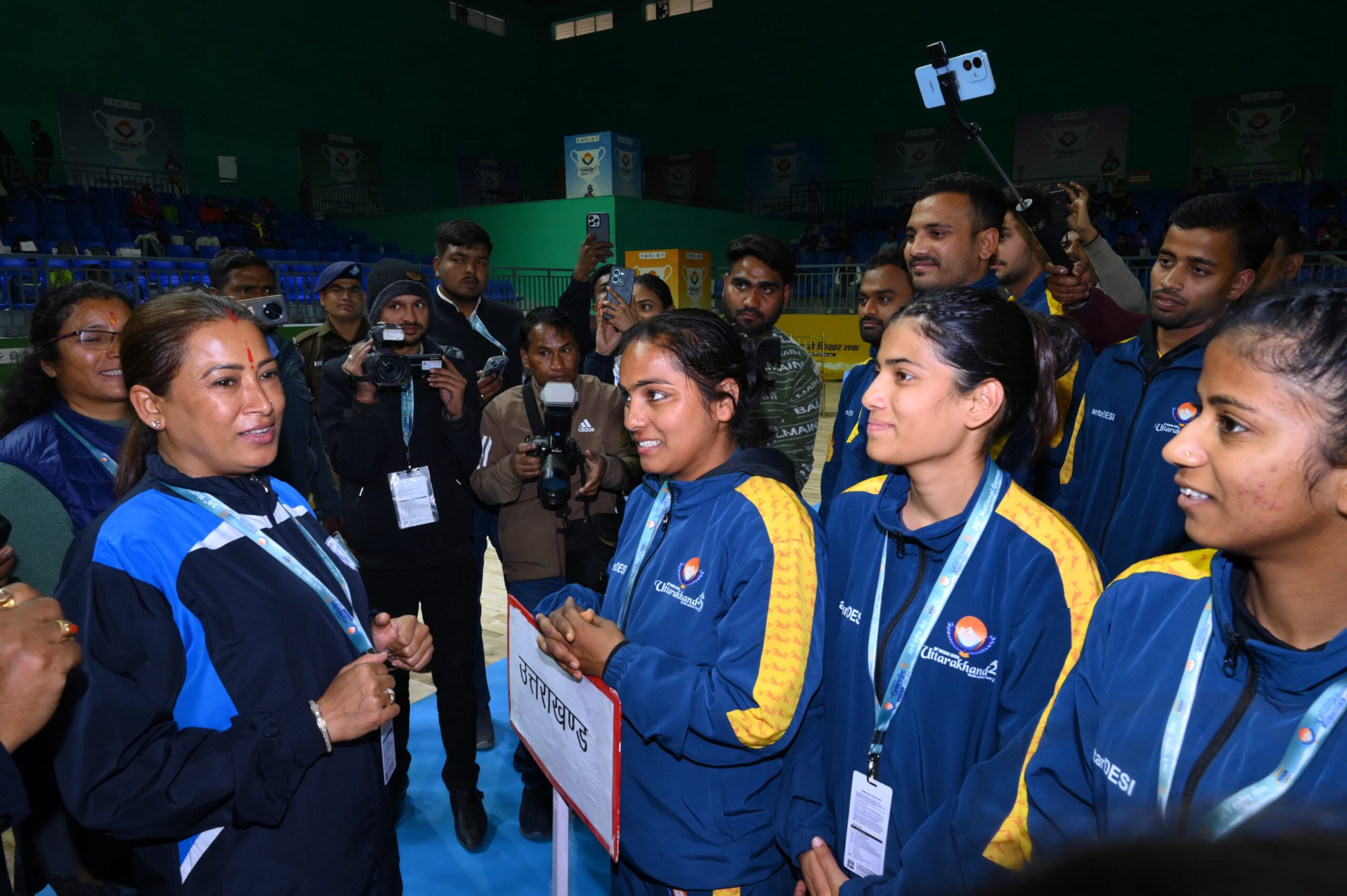 नेशनल गेम्स: खेल मंत्री रेखा आर्या ने रुद्रपुर में किया हैंडबॉल प्रतियोगिता का आगाज, खिलाड़ियों को किया अच्छे खेल के लिए प्रेरित 