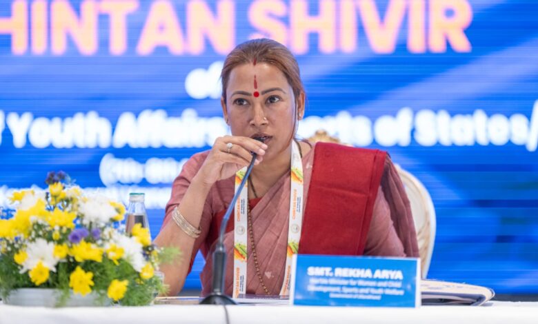 तेलंगाना के हैदराबाद में चिंतन शिविर में बोली खेल मंत्री रेखा आर्या,  ग्रास रूट लेवल पर काम करके निकलेंगे चैंपियन 