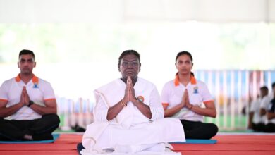 राष्ट्रपति  द्रौपदी मुर्मू ने देहरादून में किया  11 वें अंतरराष्ट्रीय योग दिवस का शुभारंभ, कहा –  योग है भारत की सॉफ्ट पावर का एक सशक्त उदाहरण