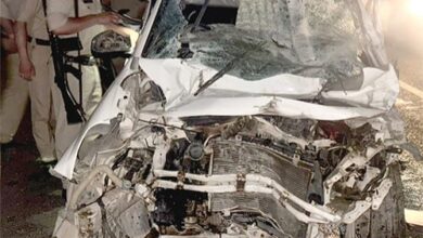 ब्लैक संडे : आशारोड़ी चेकपोस्ट पर ट्रोला से टकराई कार, भीषण हादसे में हरियाणा के 4 लोगों की मौत,1 घायल