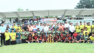 राज्य स्तरीय अंडर 17 बालक हॉकी प्रतियोगिता के विजेताओं को खेल मंत्री रेखा आर्या ने किया सम्मानित: कहा – युवाओं का करियर ऑप्शन बन रहा स्पोर्ट्स