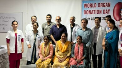 श्री महंत इन्दिरेश अस्पताल में विश्व अंगदान दिवस पर किडनी डोनर्स को सम्मान-पत्र और पुरस्कार देकर  अमूल्य योगदान को   किया  नमन 