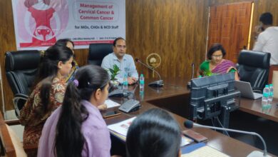 Good News –  अब आयुष्मान आरोग्य मंदिर में हो पायेगी सर्वाइकल कैंसर की प्रारम्भिक जांच,  CHO को दी जा रही ट्रेनिंग : सीएमओ डॉ मनोज शर्मा   