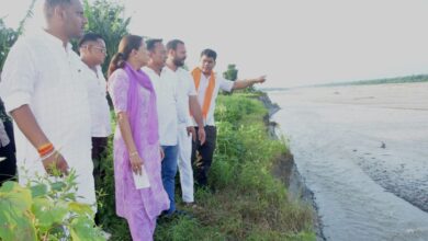 कैबिनेट मंत्री रेखा आर्या ने लाल कुआं तहसील क्षेत्र में किया आपदाग्रस्त क्षेत्र का निरीक्षण, अधिकारियों को बाढ पीड़ित लोगों की त्वरित मदद की ताकीद