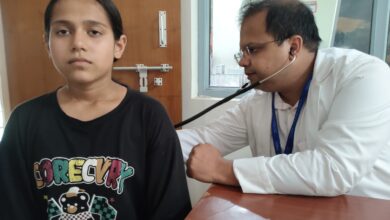 पुण्य भरा काम:  एकलव्य माॅडल रेजीडेंशियल स्कूल में श्री महंत इन्दिरेश अस्पताल ने लगाया फ्री मेडिकल कैंप