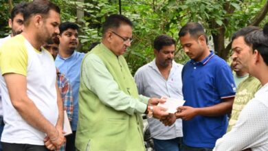 कैबिनेट मंत्री जोशी ने किया देहरादून में आपदा प्रभावित क्षेत्रों का निरीक्षण