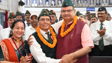 सैनिक कल्याण मंत्री जोशी ने कहा – देश की रक्षा और सुरक्षा में कुमाऊं रेजीमेंट का रहा योगदान अतुलनीय