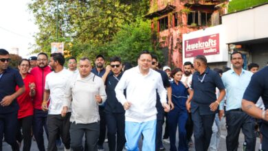 सेवा पखवाड़ाः ‘नमो युवा रन’ में दौड़े सीएम पुष्कर धामी , युवाओं का बढ़ाया उत्साह