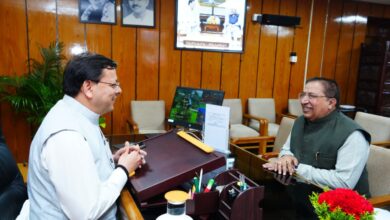 सीएम धामी से राज्यसभा सांसद डॉ नरेश बंसल ने  मुलाकात कर किया अनुरोध -सीबीआई जांच की मांग को स्वीकारा