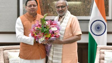 मुख्यमंत्री पुष्कर धामी ने नई दिल्ली में की उपराष्ट्रपति से मुलाकात, कार्यभार संभालने पर दी बधाई