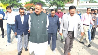 हल्द्वानी पहुंचकर विभागीय मंत्री जोशी ने सैनिक सम्मेलन की तैयारियों का  लिया जायजा