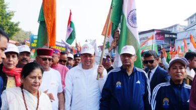 मुख्यमंत्री धामी ने किया यूनिटी मार्च वॉकथॉन का शुभारंभ , सरदार पटेल को दी श्रद्धांजलि,स्वदेशी अपनाने और नशा मुक्त उत्तराखंड की शपथ भी दिलाई