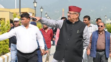 सैनिक कल्याण मंत्री जोशी ने लिया सैन्यधाम निर्माण कार्यों का जायजा