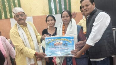 वरिष्ठ भाजपा नेता जोगेंद्र पुंडीर ने किया राज्य आंदोलनकारियों और विशिष्ट व्यक्तियों को  सम्मानित 