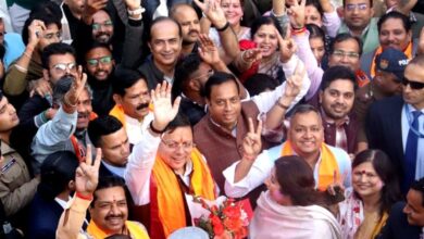 भाजपा प्रदेश मुख्यालय में बना जीत का जश्न- सीएम सीएम धामी ने कहा –  बिहार की जनता ने परिवारवाद और जंगलराज को नकार कर सुशासन को दी तरजीह