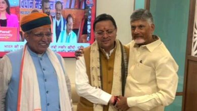 बिहार में नवनिर्वाचित सरकार के शपथ ग्रहण समारोह में हुए शामिल सीएम धामी , देश के कई   नेताओं से की मुलाकात 