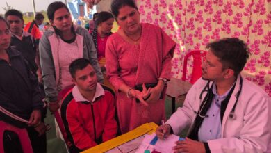 श्री महंत इन्दिरेश अस्पताल ने मानसिक अक्षम बच्चों के लिए झण्डीचौड़ कोटद्वार में लगाया विशेष शिविर