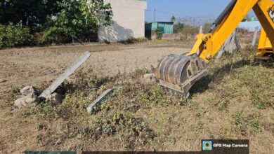 एमडीडीए की सख्त कार्रवाई, 22 बीघा अवैध प्लॉटिंग की ध्वस्त, अवैध निर्माण पर भी चला प्राधिकरण का  बुलडोज़र