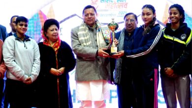 सांसद खेल महोत्सव के समापन समारोह में शामिल हुए मुख्यमंत्री पुष्कर धामी , कहा – खेल, युवाओं को नशे से दूर रखने और सकारात्मक दिशा देने का सबसे प्रभावी माध्यम
