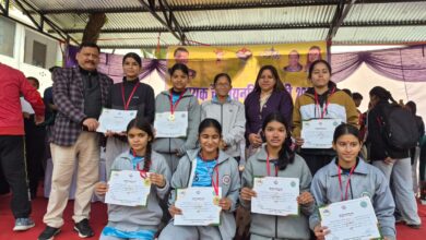 दो दिवसीय विधायक चैम्पियनशिप ट्राफी 2025 में 500 बच्चों ने किया प्रतिभाग,  वॉलीबॉल में श्री गुरु राम राय लक्ष्मण इंटर कॉलेज रहा अव्वल