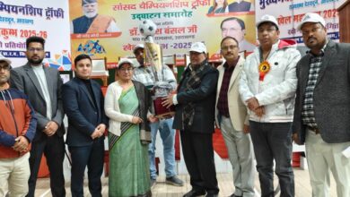 राज्यसभा सांसद  ने देहरादून में सांसद चैंपियनशिप ट्रॉफी का किया शुभारंभ – कहा,  युवा खेलों को टाइम पास नहीं,  करियर के रूप में अपनाएं 