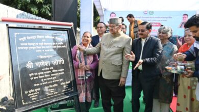 कैबिनेट मंत्री जोशी ने किया आंतरिक सड़क निर्माण कार्यों का शिलान्यास , कहा – स्थानीय लोगों को आवागमन में सुविधा व क्षेत्र के समग्र विकास को मिलेगी गति 