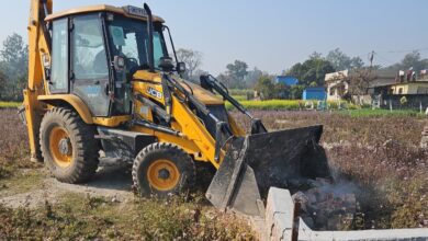 एमडीडीए की बड़ी कार्रवाई –  40 बीघा अवैध प्लॉटिंग पर चला  बुलडोज़र