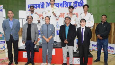 खेल मंत्री रेखा आर्या ने  मुख्यमंत्री चैंपियंस ट्रॉफी में विजेताओं को मेडल से नवाजा, कहा – प्रदेश के खिलाड़ियों का भविष्य उज्जवल 