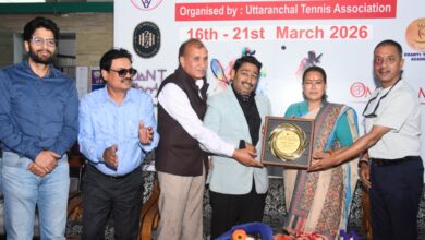 दून में अंतरराष्ट्रीय जूनियर टेनिस टूर्नामेंट शुरू- खेल मंत्री रेखा आर्या  ने किया उद्घाटन