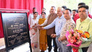 कैबिनेट मंत्री जोशी ने मसूरी विधानसभा क्षेत्र में किया 192.47 लाख के विभिन्न विकास कार्यों का  लोकार्पण एवं शिलान्यास