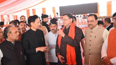 हल्द्वानी में 21 मार्च को भव्य जनसभा, रक्षा मंत्री राजनाथ सिंह होंगे मुख्य अतिथि, सीएम धामी ने लिया  कार्यक्रम स्थल का जायजा