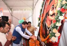 नानकमत्ता में  महाराणा प्रताप जयंती समारोह में शामिल हुए मुख्यमंत्री  धामी , कहा – भारत की आन, बान और स्वाभिमान के अमर प्रतीक थे वीर शिरोमणि