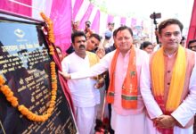 सीएम धामी ने किया सितारगंज के शक्तिफार्म को सिडकुल क्षेत्र से जोड़ने के लिए सिसौना नदी पर 11.41 करोड़  से बनने वाले स्पान सीसी पुल का शिलान्यास 