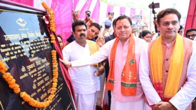 सीएम धामी ने किया सितारगंज के शक्तिफार्म को सिडकुल क्षेत्र से जोड़ने के लिए सिसौना नदी पर 11.41 करोड़  से बनने वाले स्पान सीसी पुल का शिलान्यास 