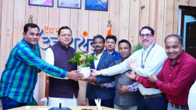मुख्यमंत्री धामी  से की छत्तीसगढ़ से आए पत्रकारों के प्रतिनिधिमंडल ने मुलाकात, उत्तराखण्ड की सांस्कृतिक विरासत, तीव्र विकास, पर्यटन संभावनाओं एवं सुशासन मॉडल से कराया रूबरू