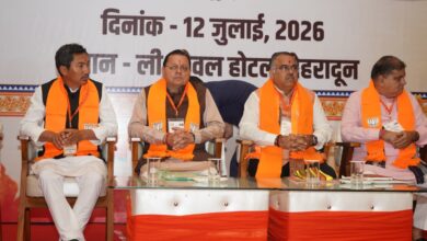 भाजपा संगठन की बैठक में बोले राष्ट्रीय महामंत्री तरुण चुग- एक-एक वोट और बूथ पर फोकस कर देवभूमि को बनाना है अभेद किला