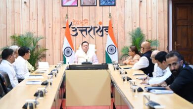 स्पोर्ट्स यूनिवर्सिटी के सभी कार्य तय समय में हों पूर्ण , गुणवत्ता से कोई समझौता नहीं : सीएम धामी स्पोर्ट्स यूनिवर्सिटी के सभी कार्य तय समय में हों पूर्ण , गुणवत्ता से कोई समझौता नहीं : सीएम धामी