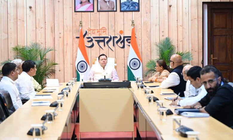 स्पोर्ट्स यूनिवर्सिटी के सभी कार्य तय समय में हों पूर्ण , गुणवत्ता से कोई समझौता नहीं : सीएम धामी स्पोर्ट्स यूनिवर्सिटी के सभी कार्य तय समय में हों पूर्ण , गुणवत्ता से कोई समझौता नहीं : सीएम धामी