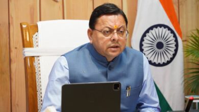 IMC खुरपिया के विकास को लेकर मुख्यमंत्री धामी का स्पष्ट विजन—समयबद्ध और गुणवत्तापूर्ण निर्माण सर्वोच्च प्राथमिकता, कहा – 1,002 एकड़ भूमि NUITL के कब्जे में, परियोजना स्थल पर कोई बाधा नहीं IMC खुरपिया के विकास को लेकर मुख्यमंत्री धामी का स्पष्ट विजन—समयबद्ध और गुणवत्तापूर्ण निर्माण सर्वोच्च प्राथमिकता, कहा – 1,002 एकड़ भूमि NUITL के कब्जे में, परियोजना स्थल पर कोई बाधा नहीं