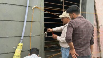 अवैध निर्माणों के खिलाफ एमडीडीए का ऑपरेशन जारी,स्वीकृत मानचित्र के विपरीत  किये जा रहे अनाधिकृत निर्माण को किया सील